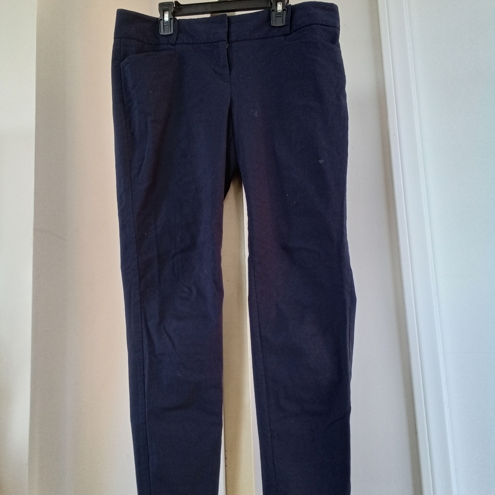 The Limited navy blue "exact stretch" pants